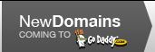 Go Daddy New Domains