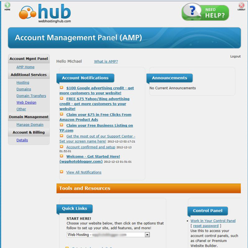 Web-Hosting-Hub-AMP