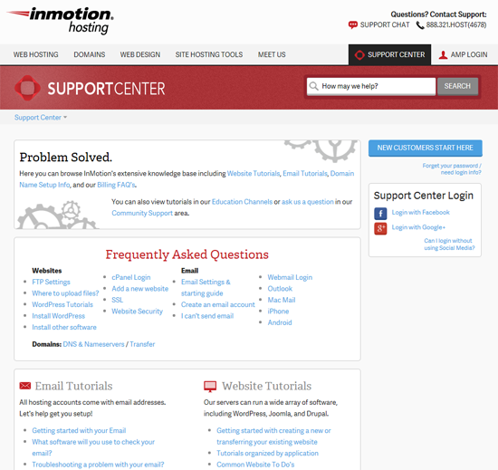 inmotion hosting webmail access