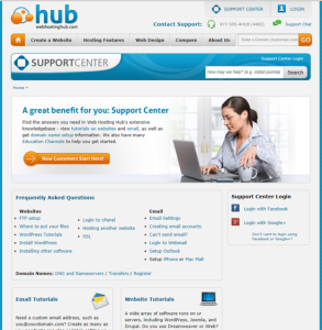 Web Hosting Hub Support Site