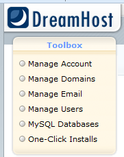 DreamHost Toolbox