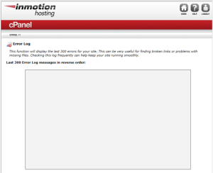 InMotion Error Log 2014