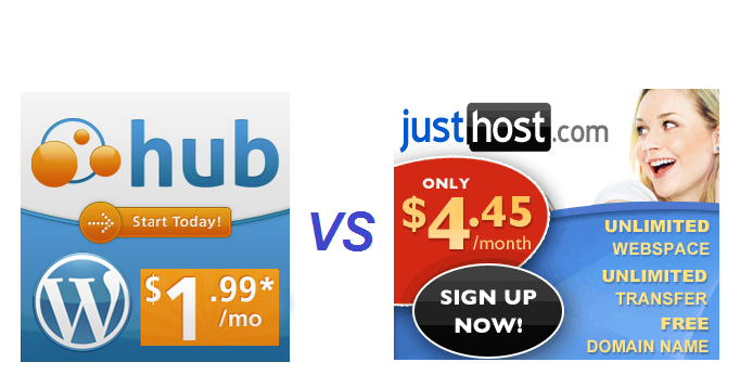 Web Hosting Hub vs Just Host