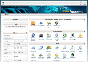 Namecheap cPanel