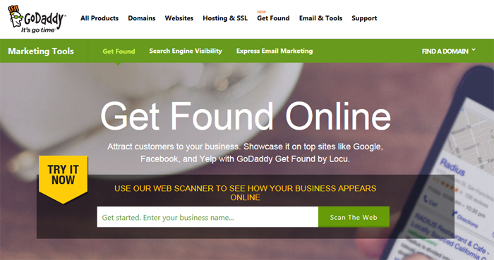 GoDaddy Get Found Online