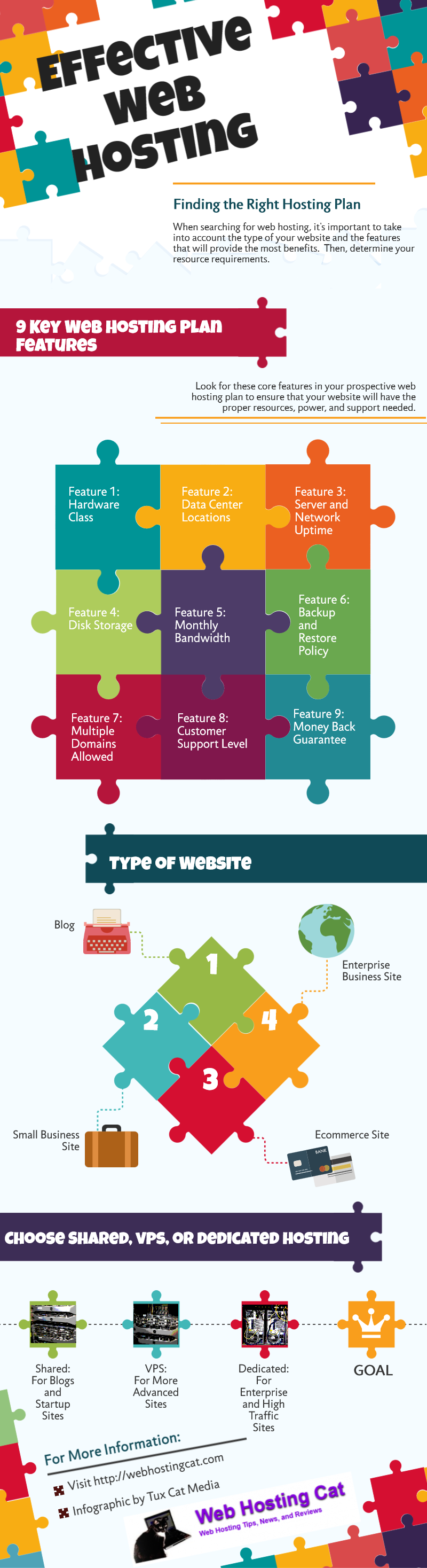 Effective Web Hosting Infographic