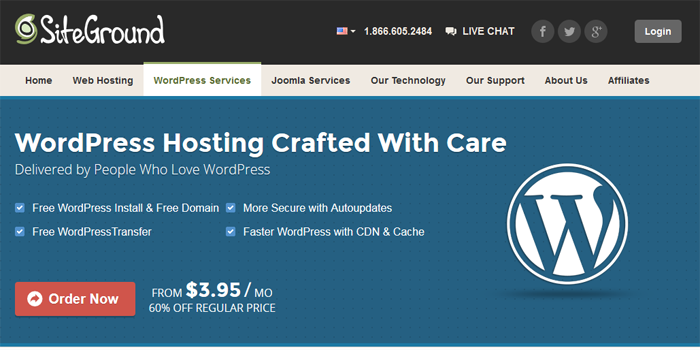 Available For Purchase Siteground Hosting