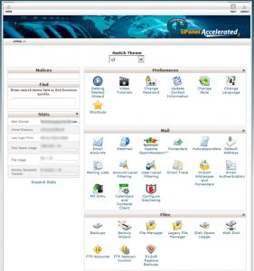 Arvixe cPanel