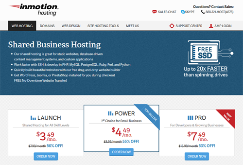 Best Business Hosting InMotion Hosting