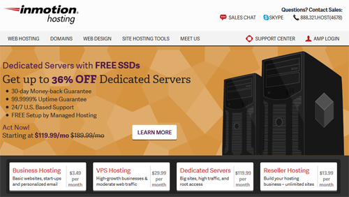 Best Dedicated Hosting InMotion