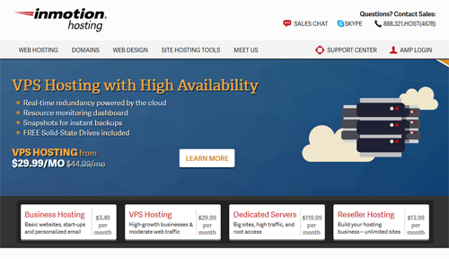 Best VPS Hosting InMotion