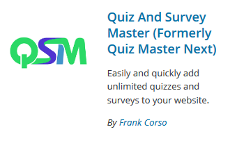 Quiz and Survey Master