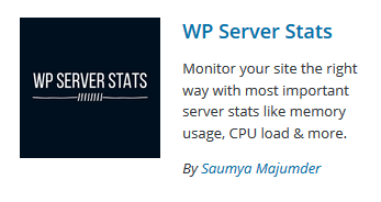 WP Server Stats Plugin