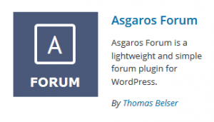 Asgaros Forum Plugin