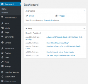 WordPress 4.6 Post Upgrade Fonts
