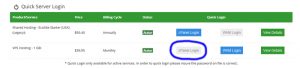 GreenGeeks VPS Dashboard