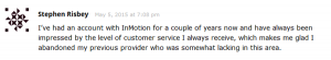 InMotion Customer Steven R