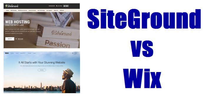 siteground-vs-wix