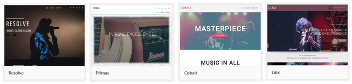 boldgrid-music-websites