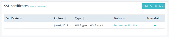 WP Engine Free SSL