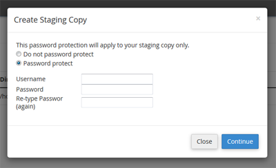 a2-hosting-staging-password-protect