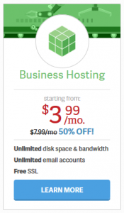 InMotion Business Hosting Discount