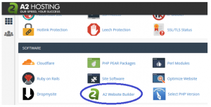 a2-website-builder-cpanel-access