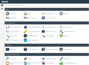 GreenGeeks cPanel