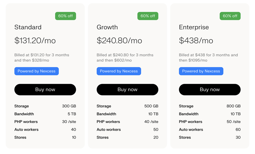 Liquid Web WooCommerce Plans Upper Level