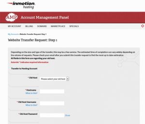 inmotion-website-transfer-request