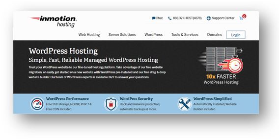 InMotion WordPress Hosting