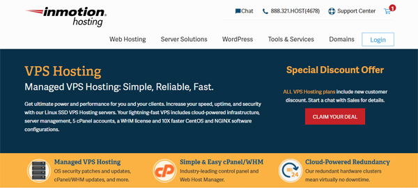 InMotion Hosting VPS
