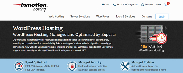 InMotion Hosting WordPress