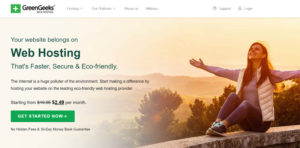 GreenGeeks Photographer Hosting