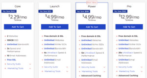 InMotion Hosting Plans