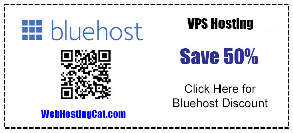 Bluehost VPS Hosting Coupon