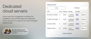 Liquid Web Dedicated Cloud Pricing