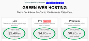GreenGeeks Exclusive Discount Deal
