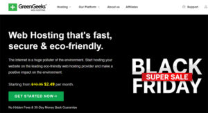 GreenGeeks Black Friday