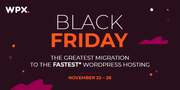 WPX Hosting Black Friday