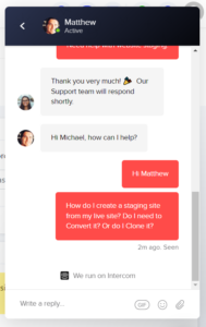 Pressable Live Chat Support