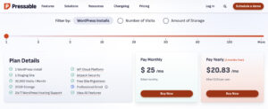 Pressable Pricing and Plans