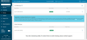 Nexcess Data Backup