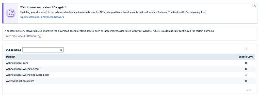 WP Engine Configure CDN