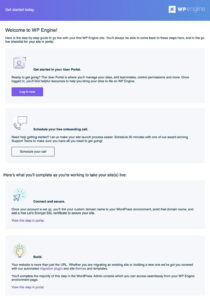 WP Engine Welcome Guide