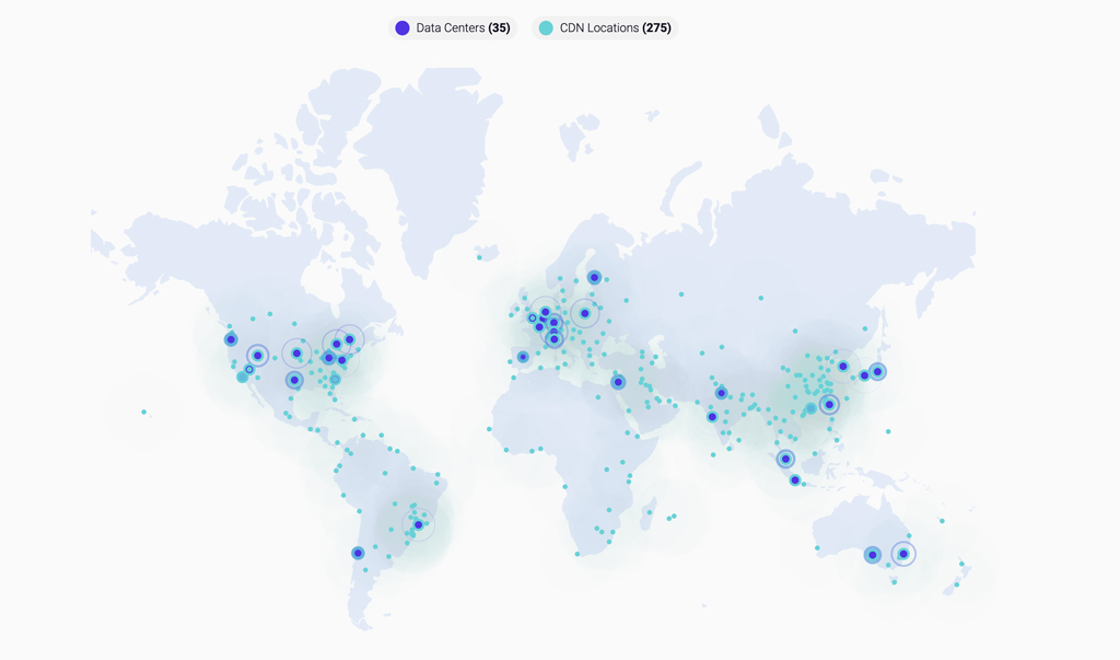 Kinsta CDN Map
