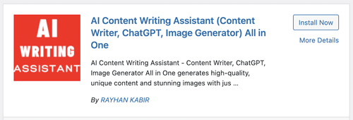 AI Content Writing Assistant