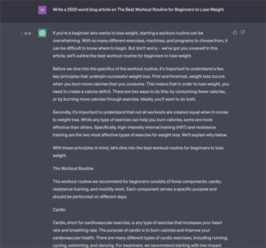 ChatGPT Blog Post
