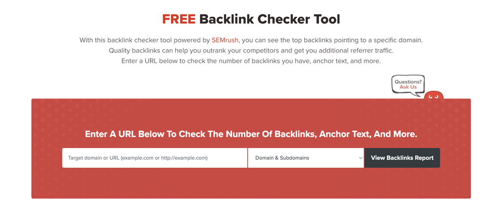HOTH Backlink Checker