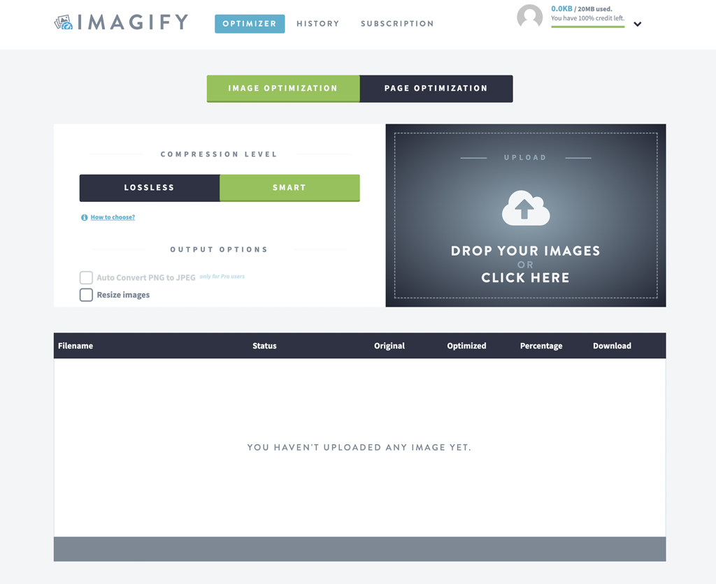 Imagify App Site